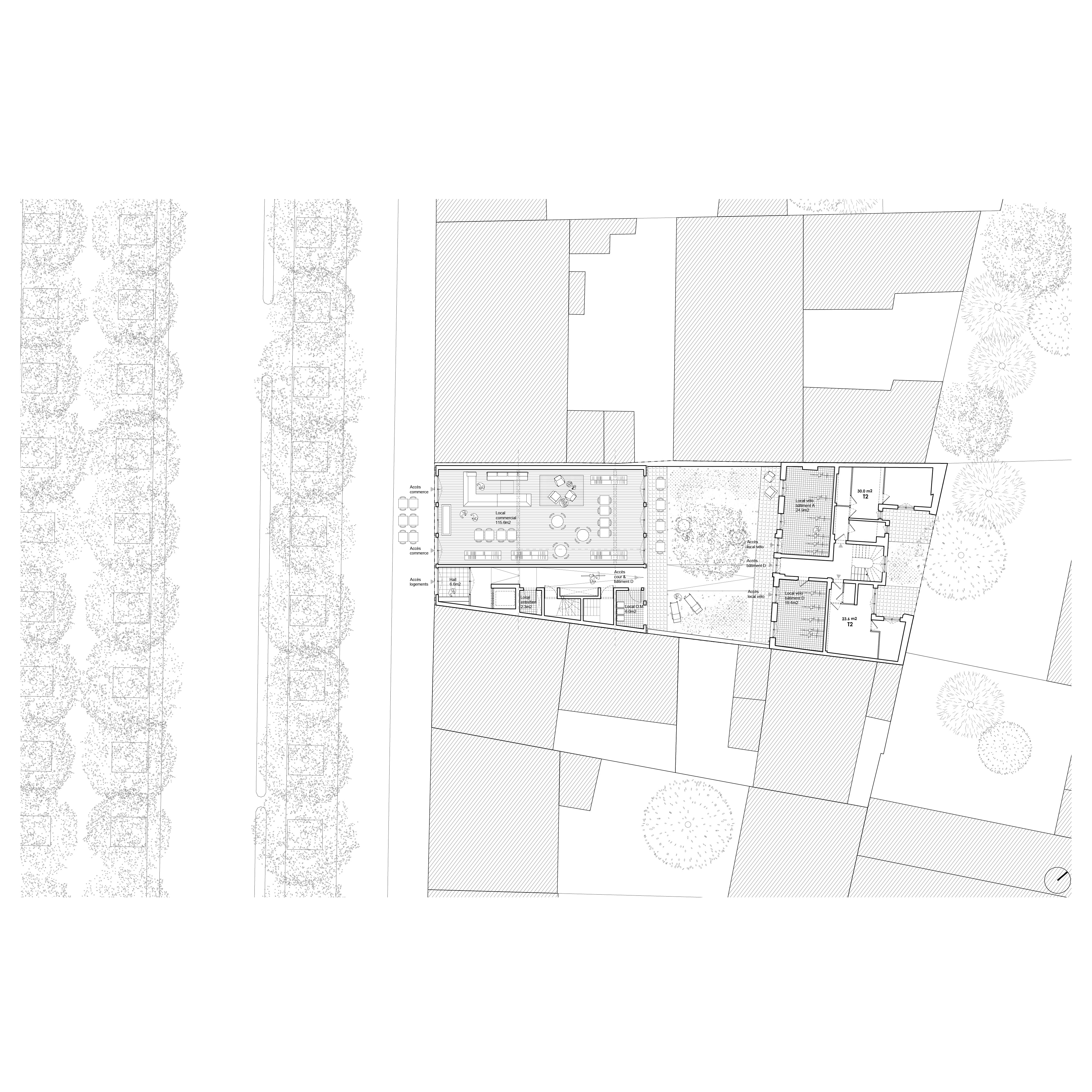 Immeuble de logements en brique de réemploi Neufville-Gayet Neufville Gayet architecture paris 